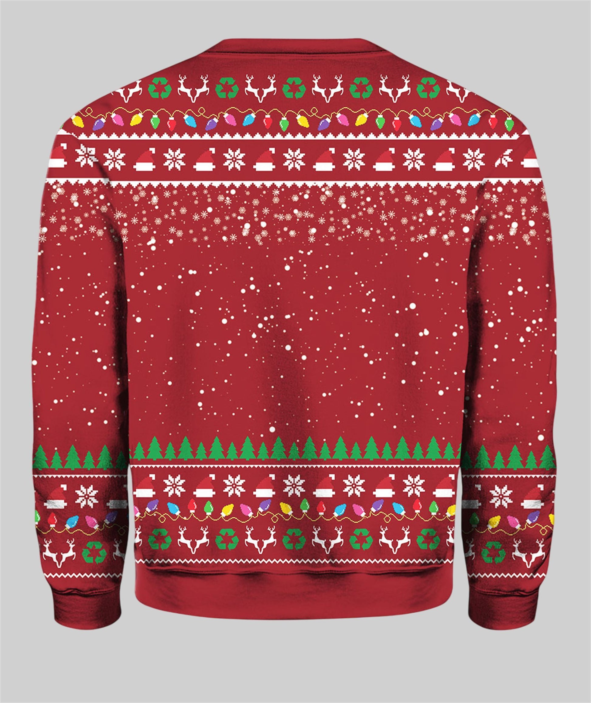 2026 I Support Recycling Ugly Sweater Christmas - Moonbestprint
