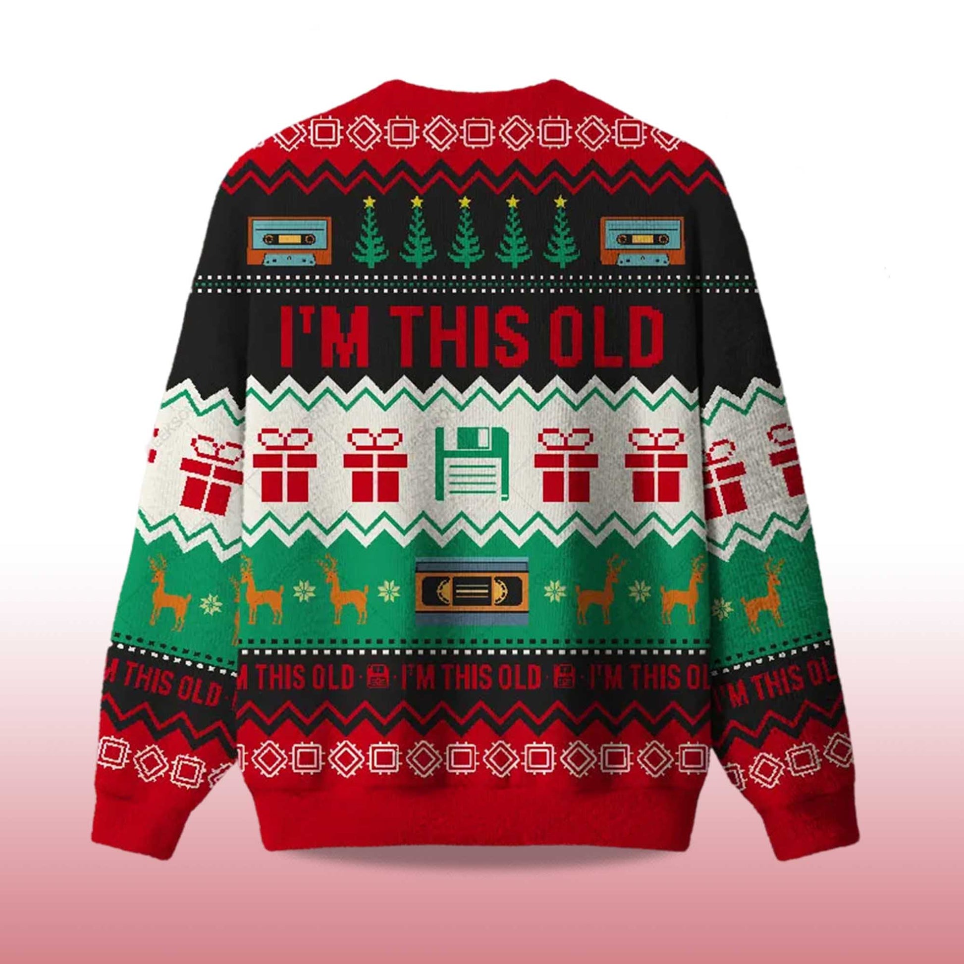 2026 I'm This Old Vintage Ugly Christmas Sweater Moonbestprint