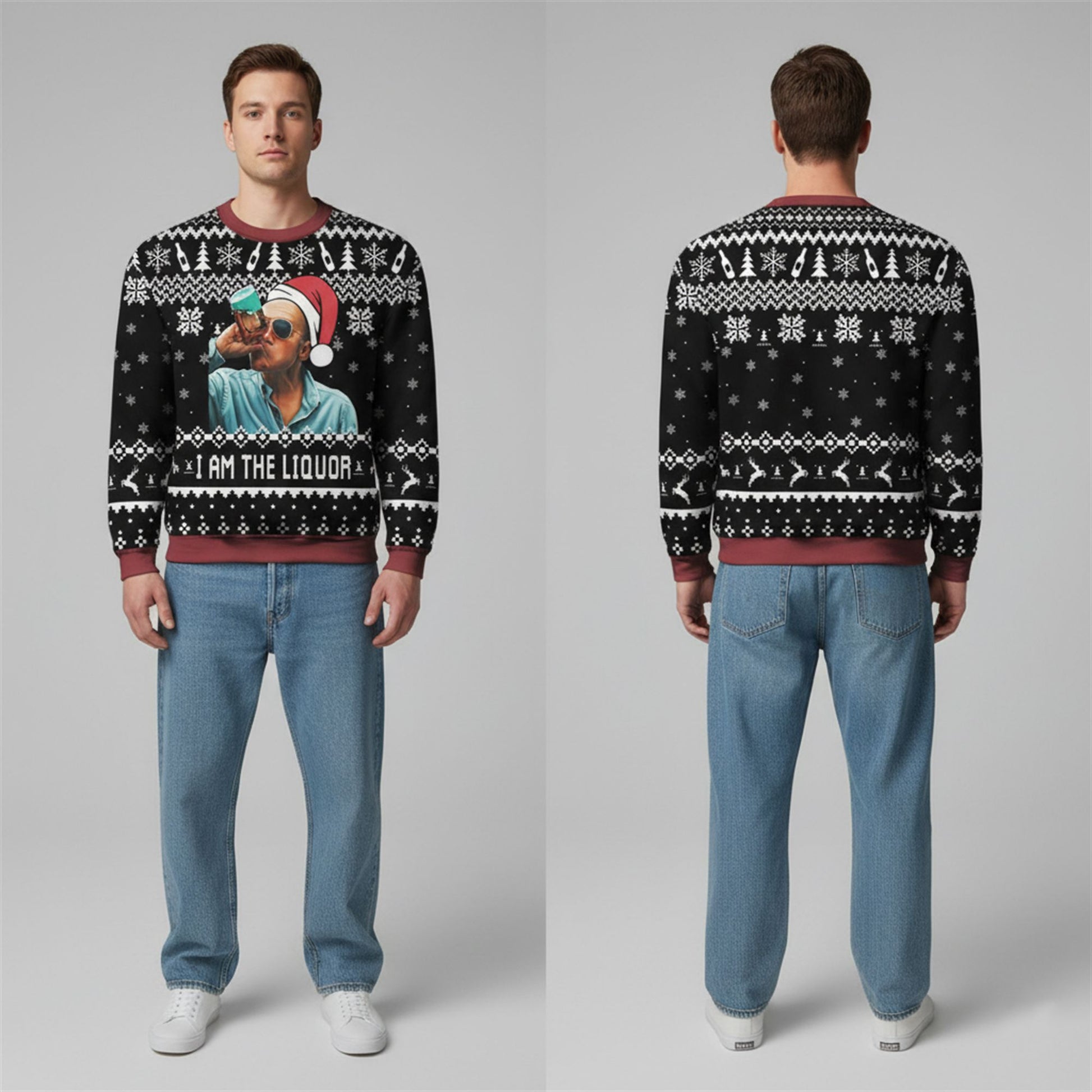2026 Jim Lahey I Am The Liquor Ugly Christmas Sweater - Moonbestprint