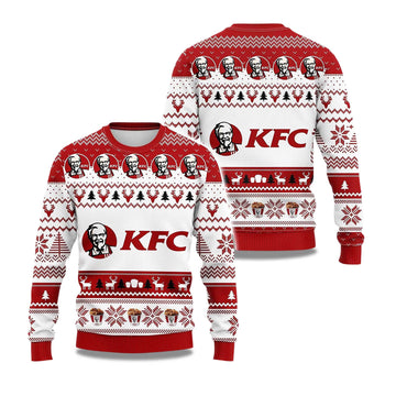 2026 KFC Kentucky Fried Chicken Ugly Christmas Sweater Moonbestprint