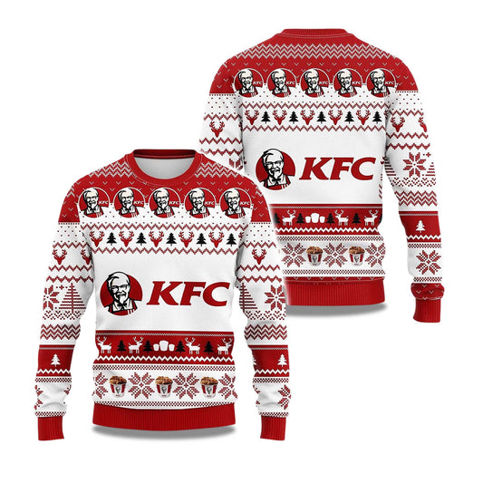 2026 KFC Kentucky Fried Chicken Ugly Christmas Sweater Moonbestprint