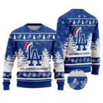 2025 Los Angeles Dodgers Snowflakes Christmas Ugly Sweater – Moonbestprint
