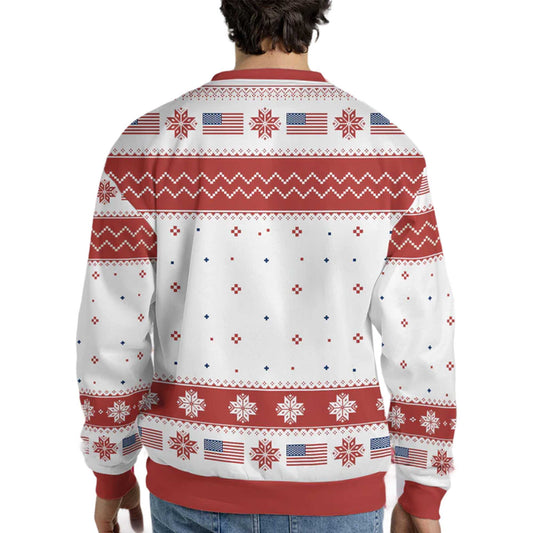 2026 Make Christmas Great Again President Christmas Ugly Sweater Moonbestprint