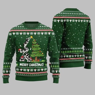 2026 Merry Christmas Cow Ugly Christmas Sweater - Moonbestprint