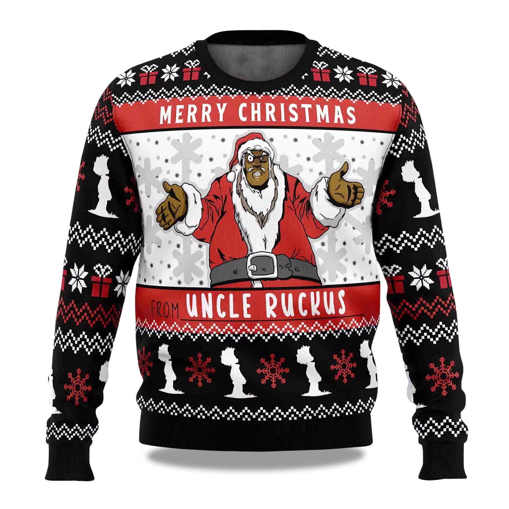 2026 Merry Christmas From Uncle Ruckus Ugly Christmas Sweater Moonbestprint