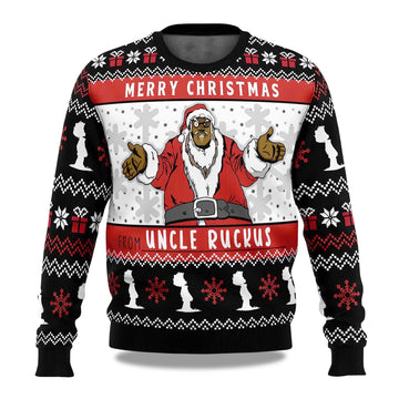 2026 Merry Christmas From Uncle Ruckus Ugly Christmas Sweater Moonbestprint
