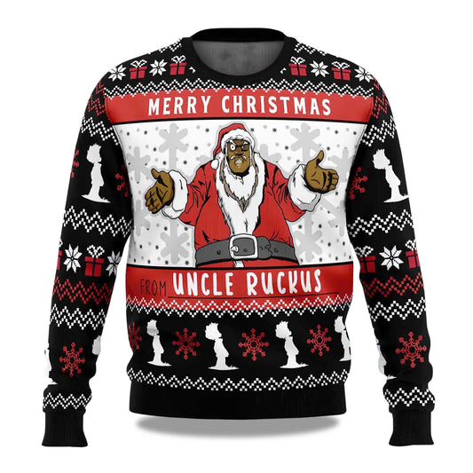 2026 Merry Christmas From Uncle Ruckus Ugly Christmas Sweater Moonbestprint