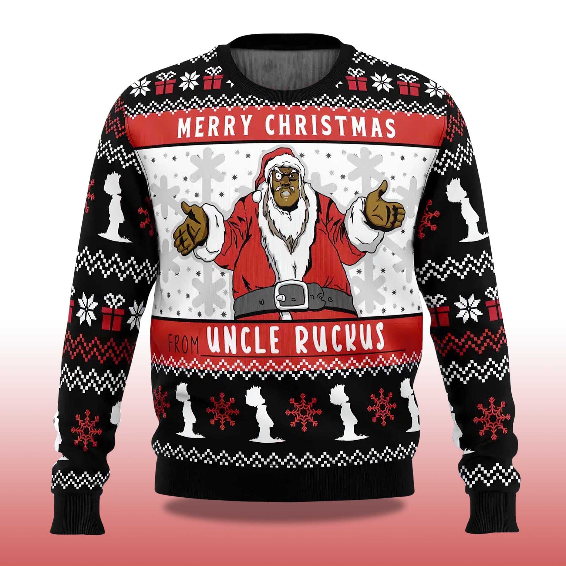 2026 Merry Christmas From Uncle Ruckus Ugly Christmas Sweater Moonbestprint