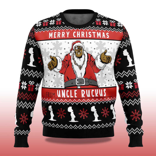 2026 Merry Christmas From Uncle Ruckus Ugly Christmas Sweater Moonbestprint