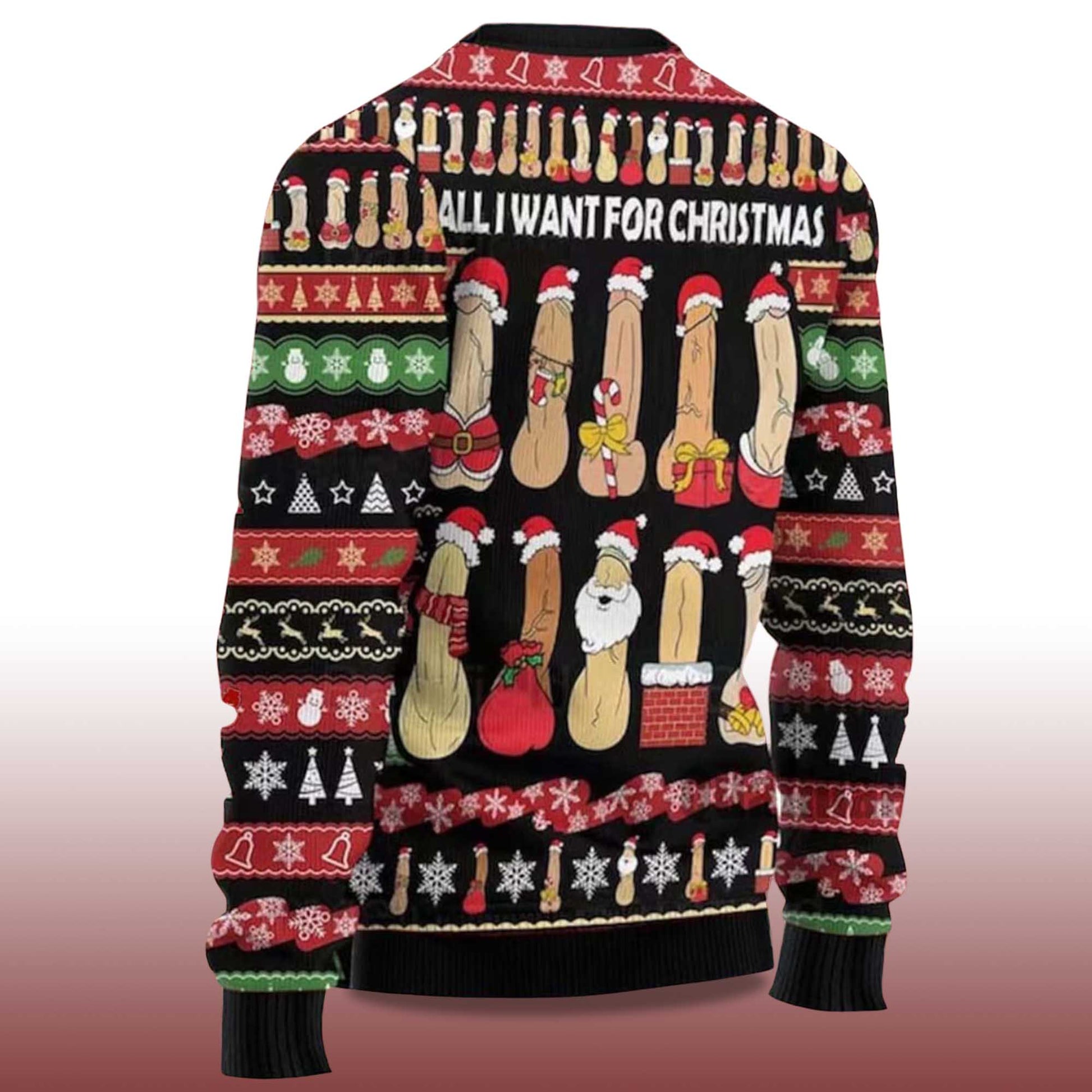 2026 Merry Christmas Penis Ugly Sweater Moonbestprint