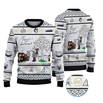 2025 Merry Christmas The Lord Of The Rings Ugly Sweater – Moonbestprint
