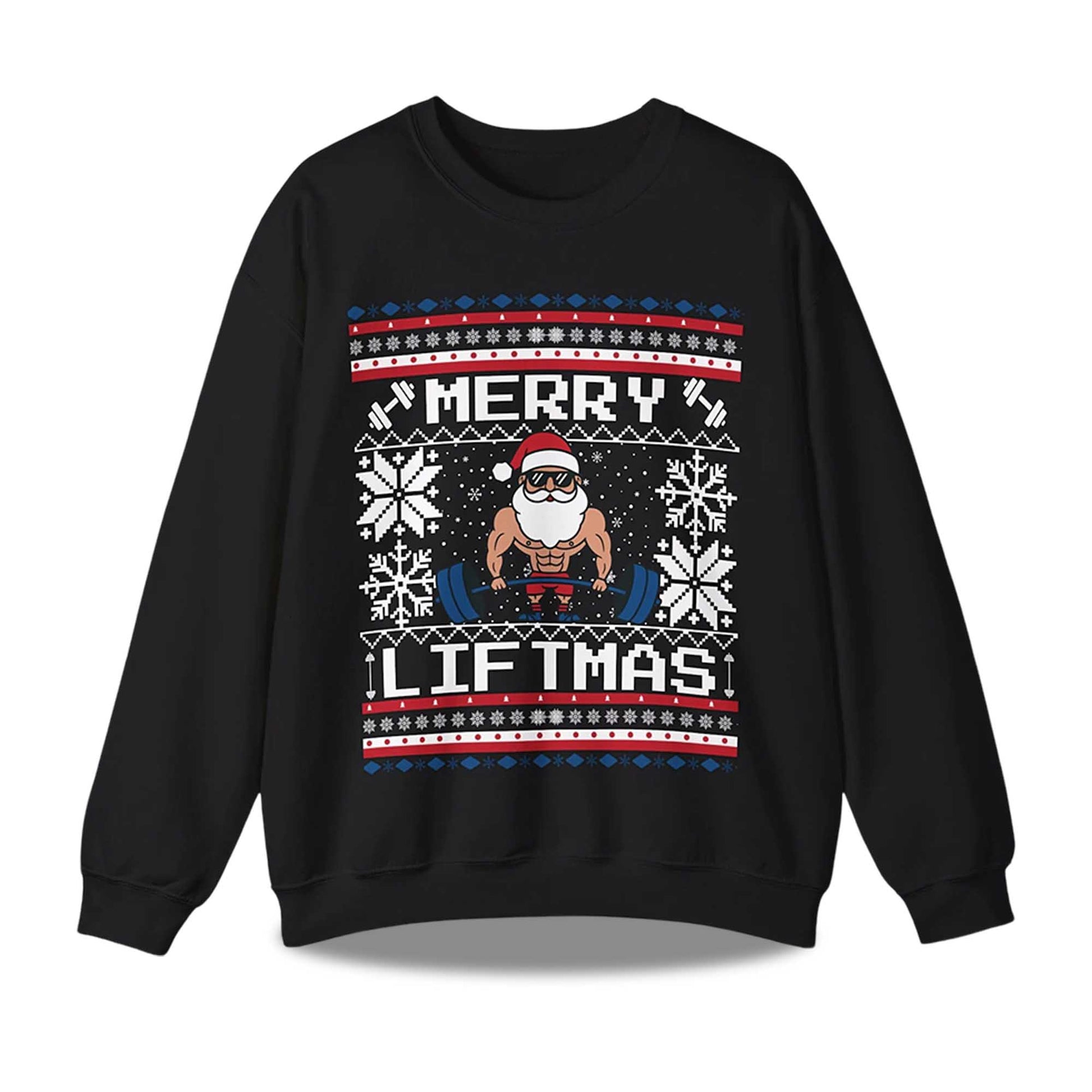2026 Merry Liftmas Ugly Christmas Sweater Moonbestprint