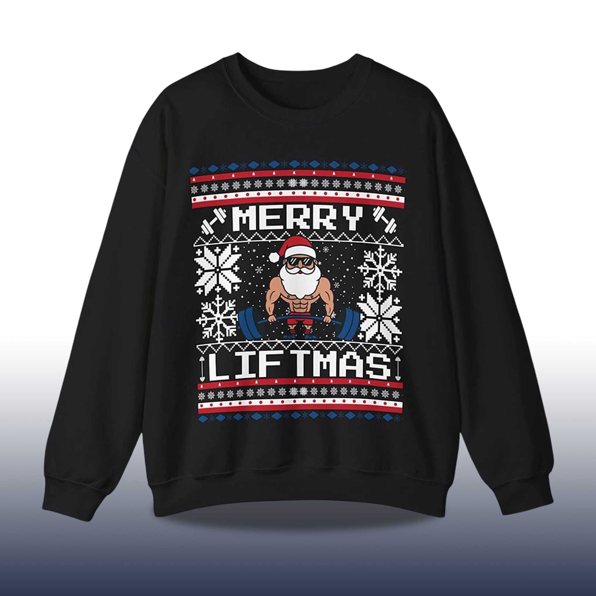 2026 Merry Liftmas Ugly Christmas Sweater Moonbestprint
