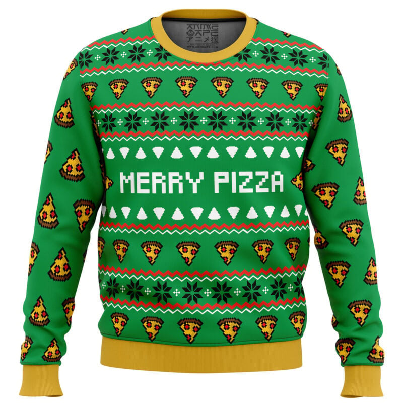 2025 Merry Pizza Ugly Christmas Sweater – Moonbestprint
