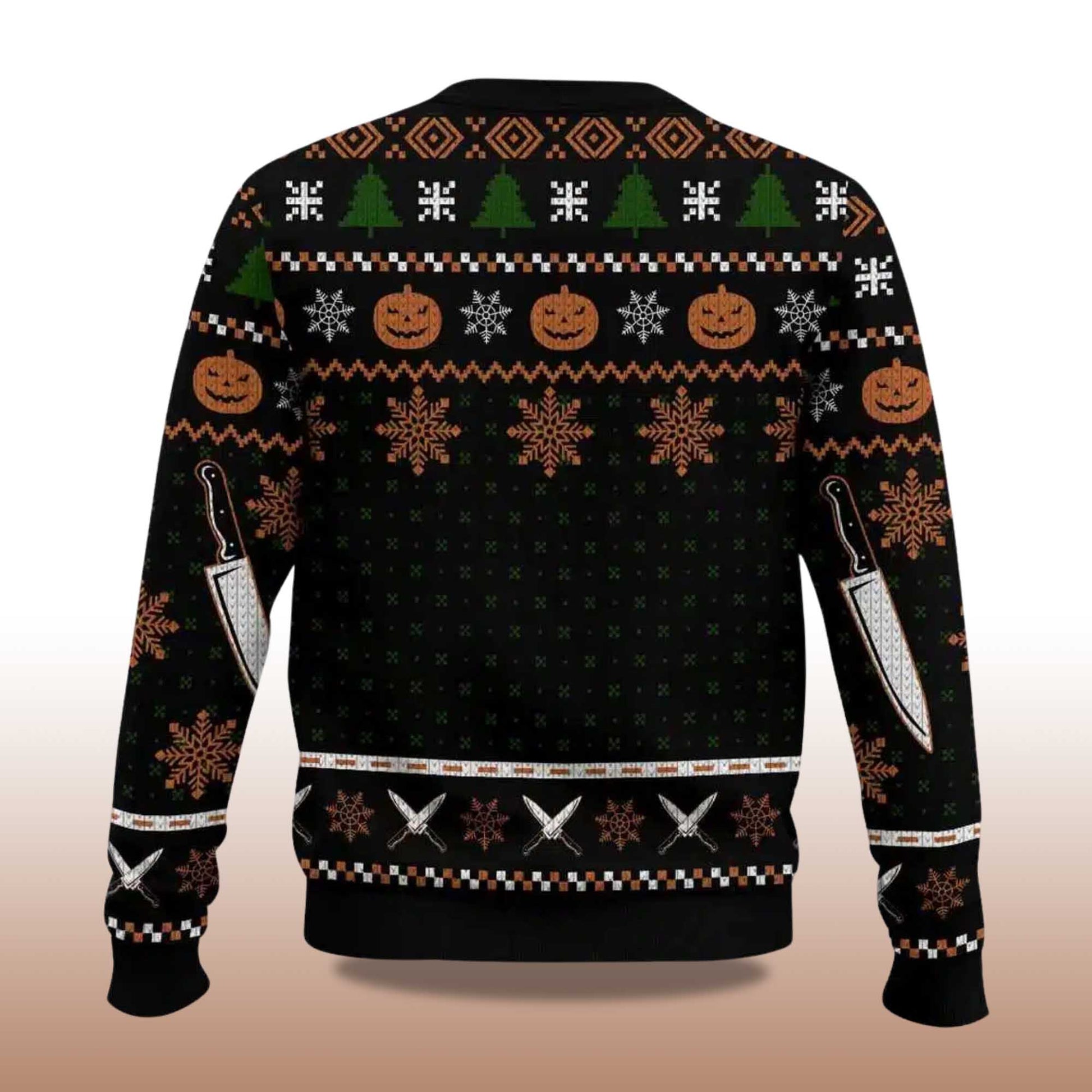 2026 Michael Myers Ugly Christmas Sweater Moonbestprint