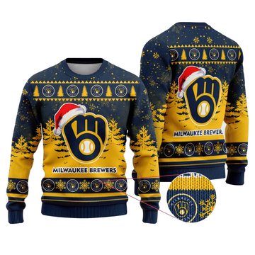 2025 Milwaukee Brewers Snowflakes Christmas Ugly Sweater – Moonbestprint