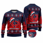 2025 Minnesota Twins Snowflakes Christmas Ugly Sweater – Moonbestprint
