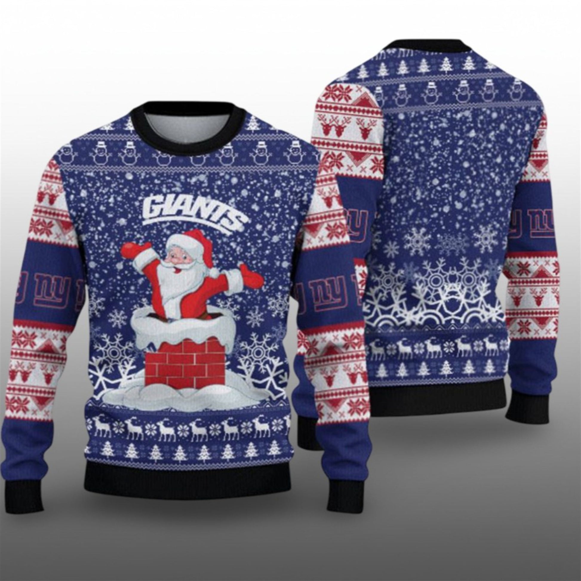 2026 NY Giants Festive Holiday Ugly Sweater - Moonbestprint