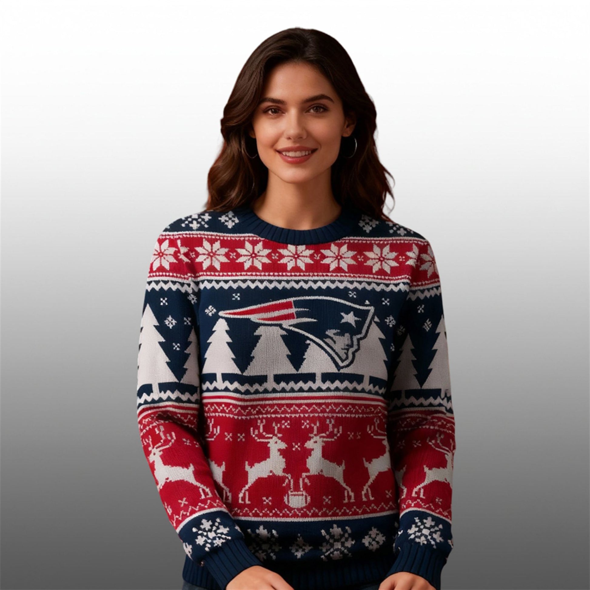 2026 New England Patriots Ugly Christmas Sweater - Moonbestprint