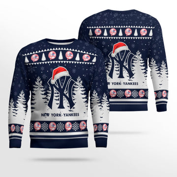 2025 New York Yankees Snowflakes Christmas Ugly Sweater – Moonbestprint
