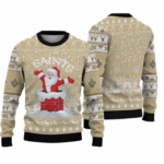 2025 Orleans Saints Santa Ugly Christmas Sweater – Moonbestprint