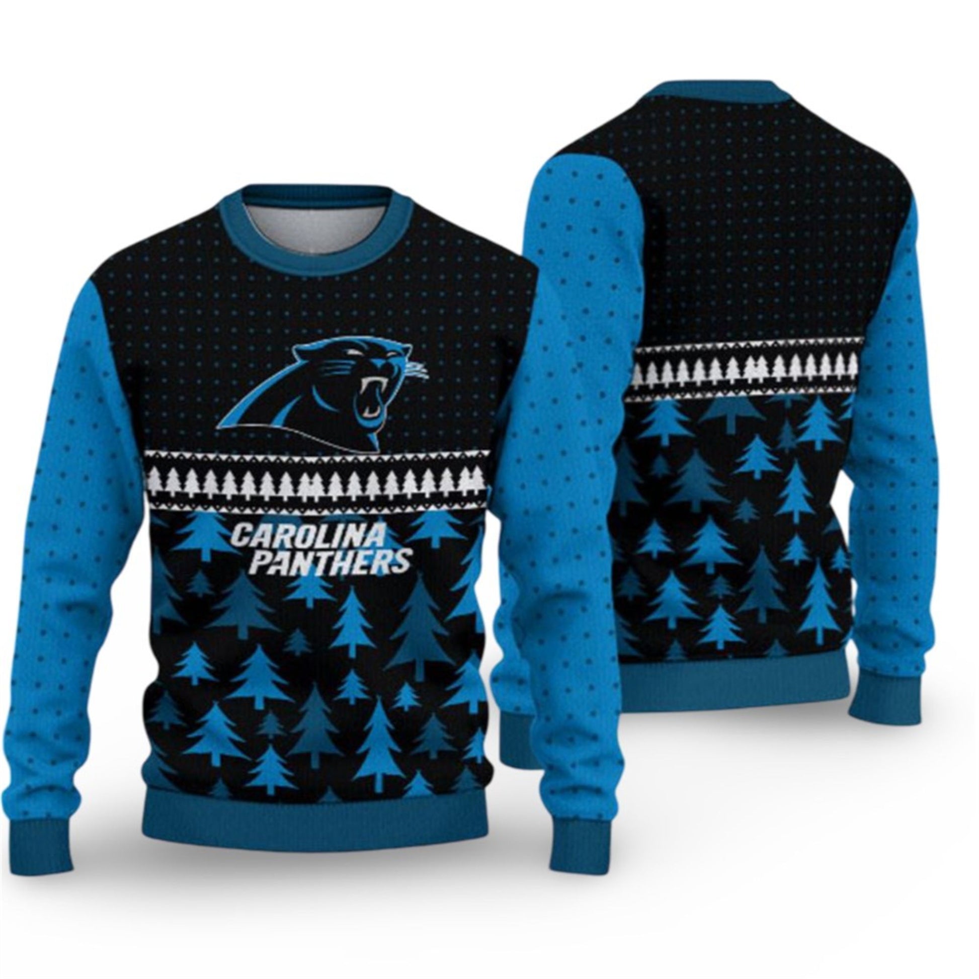 2026 Panthers Ugly Christmas Sweater - Moonbestprint