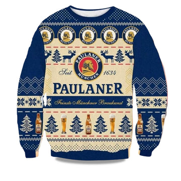 2026 Paulaner Munchen Ugly Christmas Sweater Moonbestprint