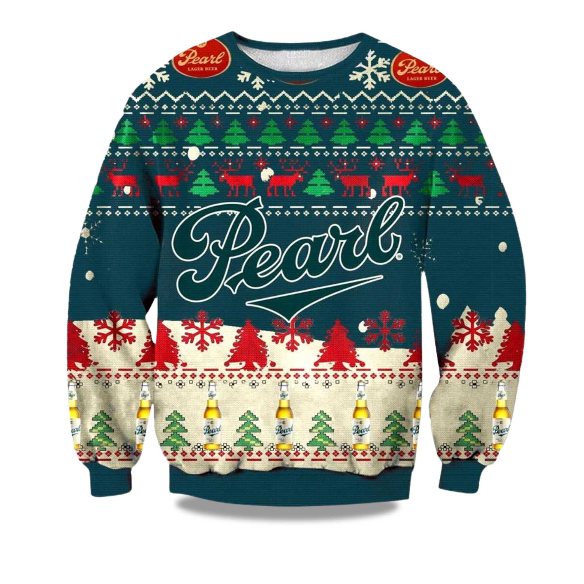 2026 Pearls Ugly Christmas Sweater Moonbestprint
