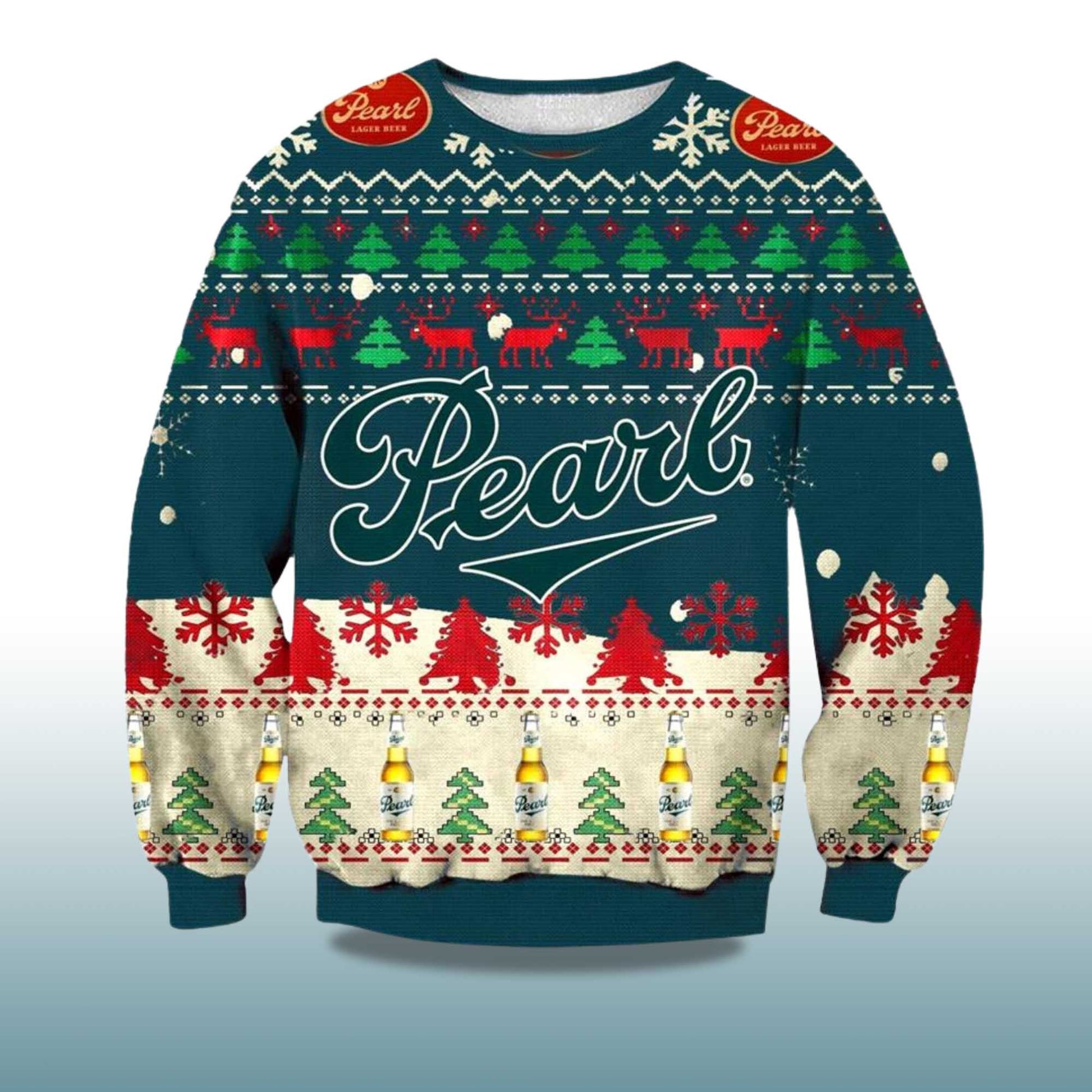 2026 Pearls Ugly Christmas Sweater Moonbestprint