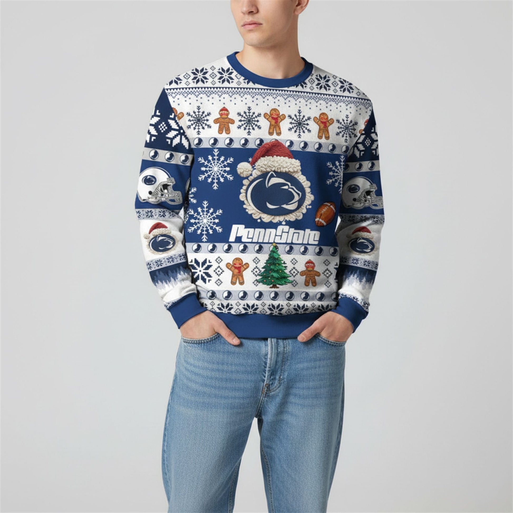 2026 Penn State Football They Not Like Us Christmas Ugly Sweater - Moonbestprint