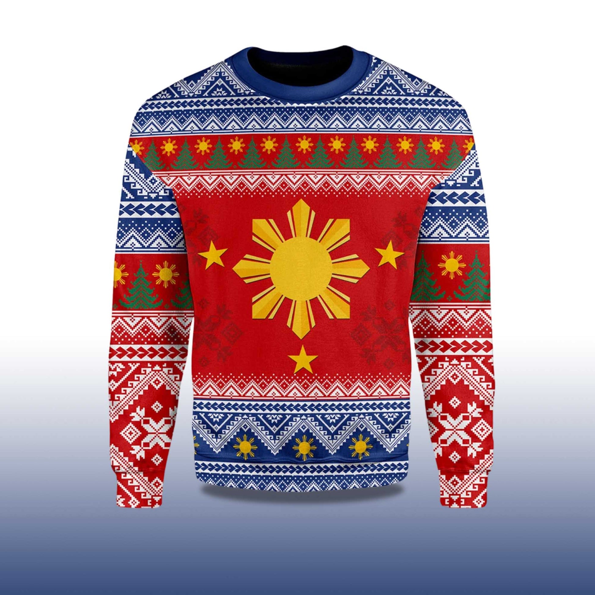 2026 Philippines Filipinos Christmas Ugly Sweater Moonbestprint
