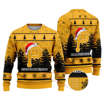 2025 Pittsburgh Pirates Snowflakes Christmas Ugly Sweater – Moonbestprint