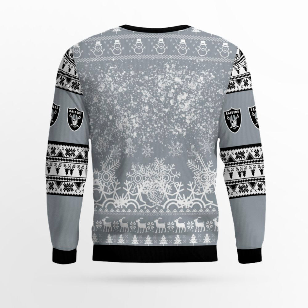 2025 Raiders Santa Ugly Christmas Sweater – Moonbestprint
