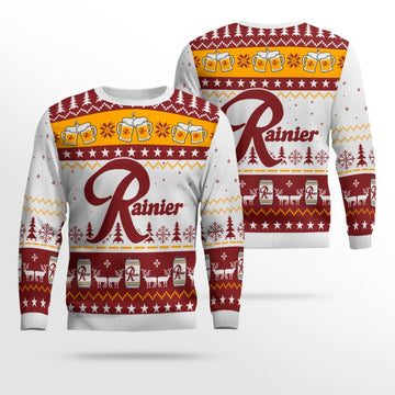 2025 Rainier Beer Ugly Christmas Sweater – Moonbestprint