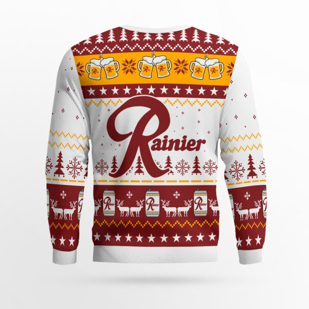2025 Rainier Beer Ugly Christmas Sweater – Moonbestprint