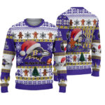 2025 Ravens Santa They Not Like Us Ugly Christmas Sweater – Moonbestprint