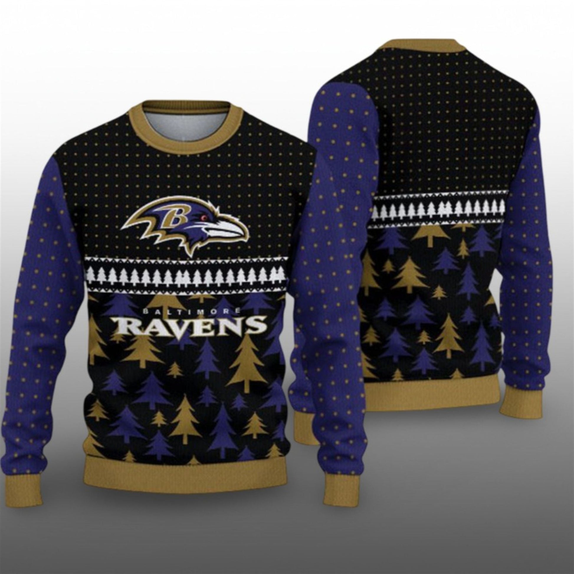 2026 Ravens Ugly Christmas Sweater - Moonbestprint