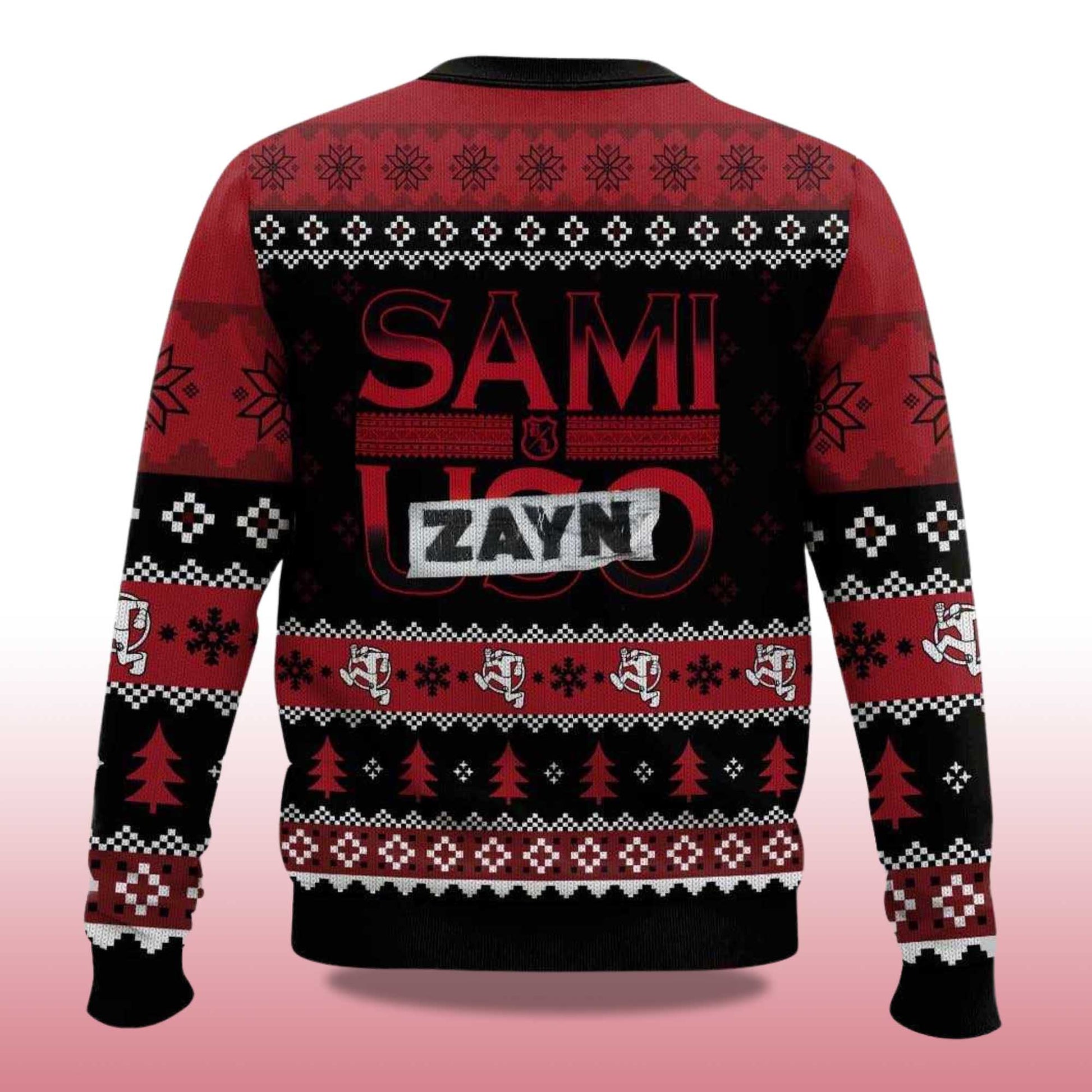 2026 Sami Zayn Christmas Ugly Sweater Moonbestprint
