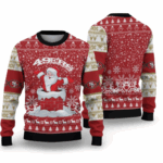 2025 San Francisco 49ers Funny Santa Ugly Christmas Sweater – Moonbestprint