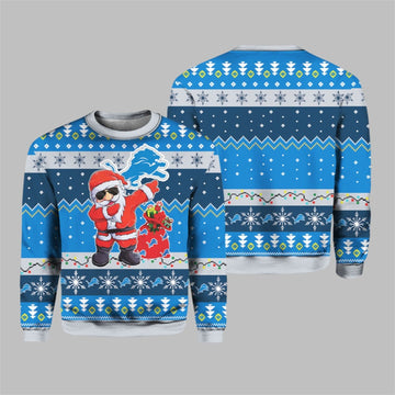 2026 Santa Claus Detroit Ugly Christmas Sweater - Moonbestprint
