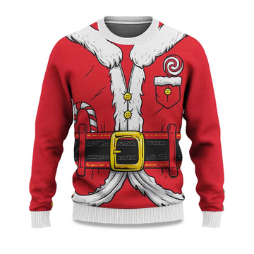 2026 Santa Claus Ugly Christmas Sweater Moonbestprint