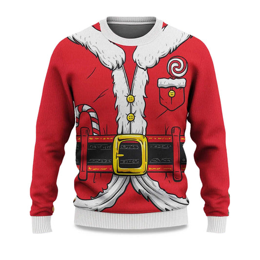 2026 Santa Claus Ugly Christmas Sweater Moonbestprint