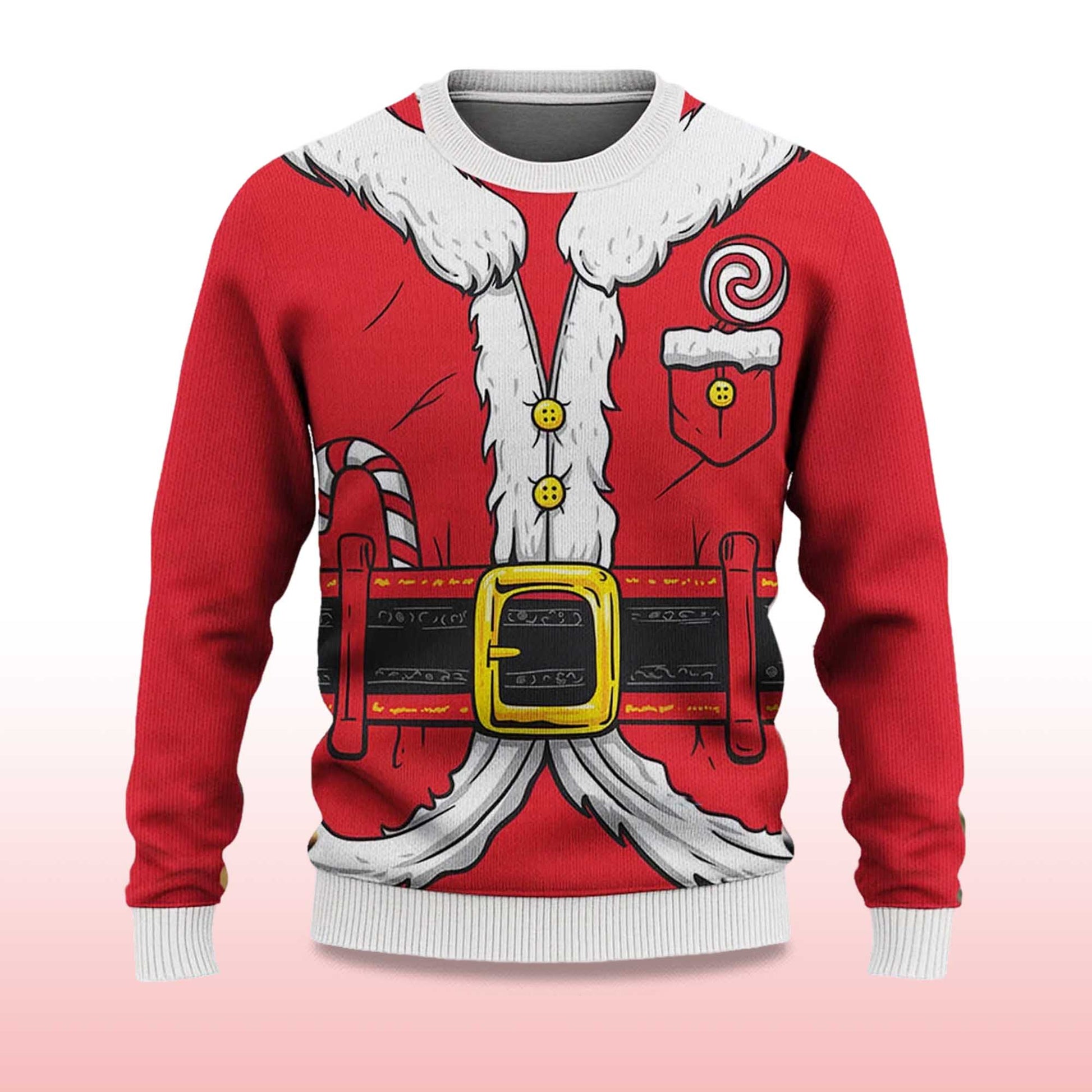 2026 Santa Claus Ugly Christmas Sweater Moonbestprint
