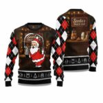 2025 Santa?s Snack Bar Ugly Christmas Sweater – Moonbestprint