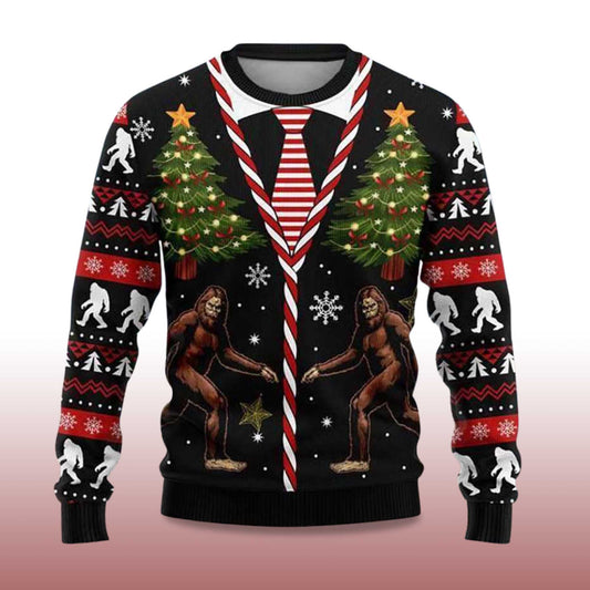 2026 Sasquatch Bigfoot Christmas Vest Ugly Sweater Moonbestprint