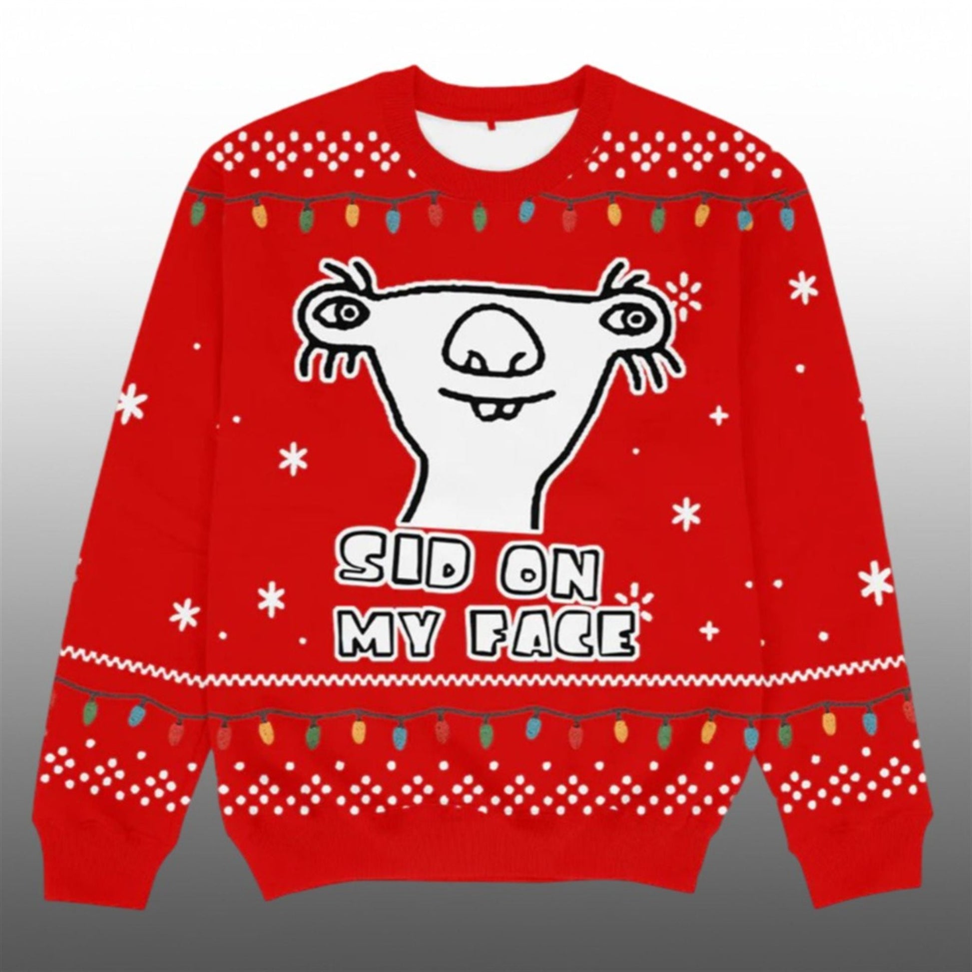 2026 Sid On My Face Ugly Christmas Sweater - Moonbestprint