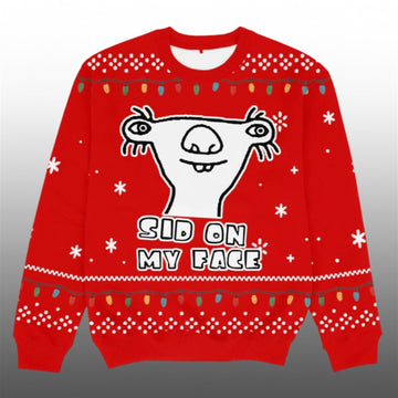 2026 Sid On My Face Ugly Christmas Sweater - Moonbestprint