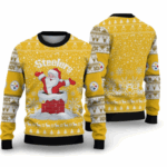 2025 Steelers Funny Santa Ugly Christmas Sweater – Moonbestprint