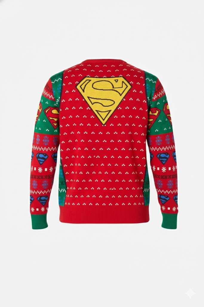 2025 Superman Christmas Ugly Sweater – Moonbestprint