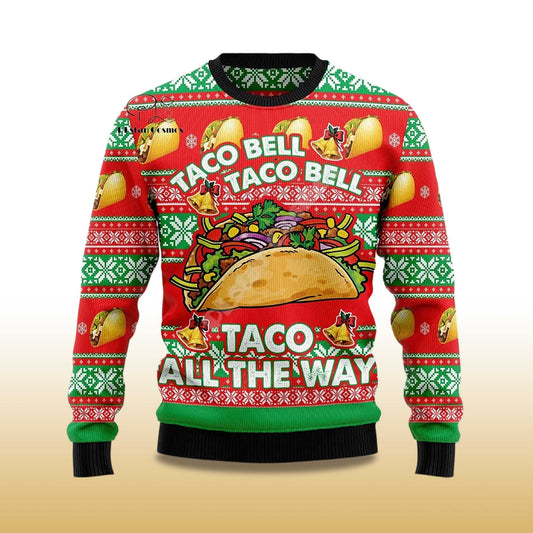 2026 Taco Bell Ugly Christmas Sweater Moonbestprint